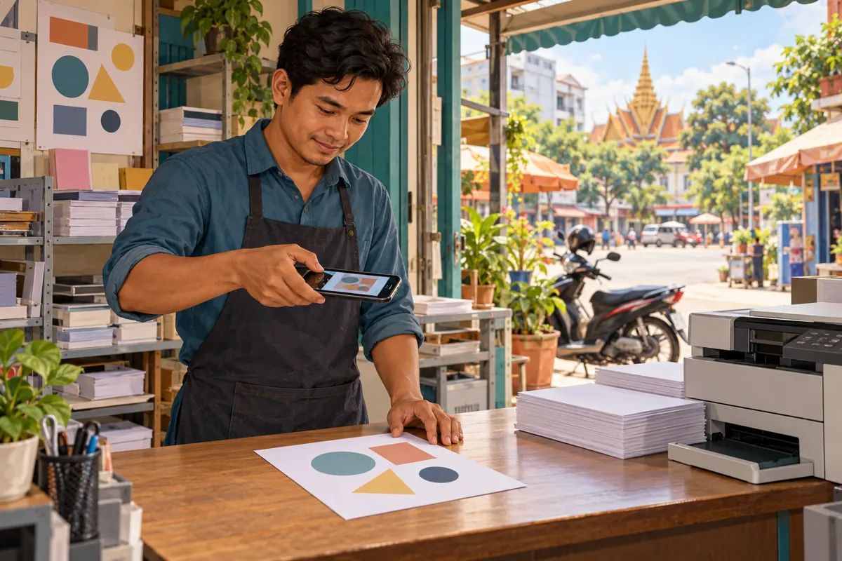 Is the Scan Ready to Print? Telegram Document Scanning for Cambodian Copy Shops