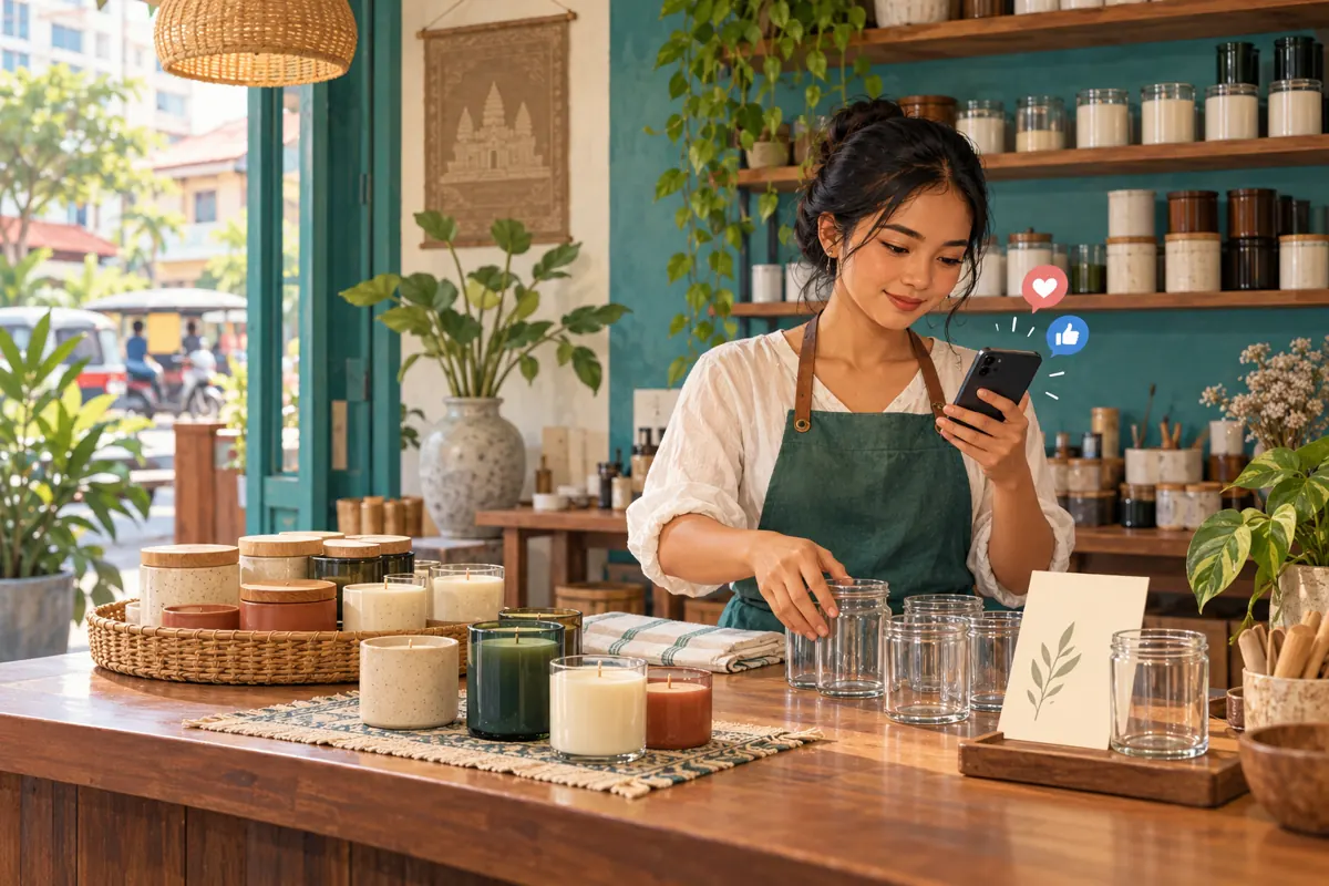 ចុចបេះដូង ឬចង់បំពេញក្រមួន? ប្រើប្រតិកម្ម Telegram សម្រាប់ហាងទៀននៅកម្ពុជា
