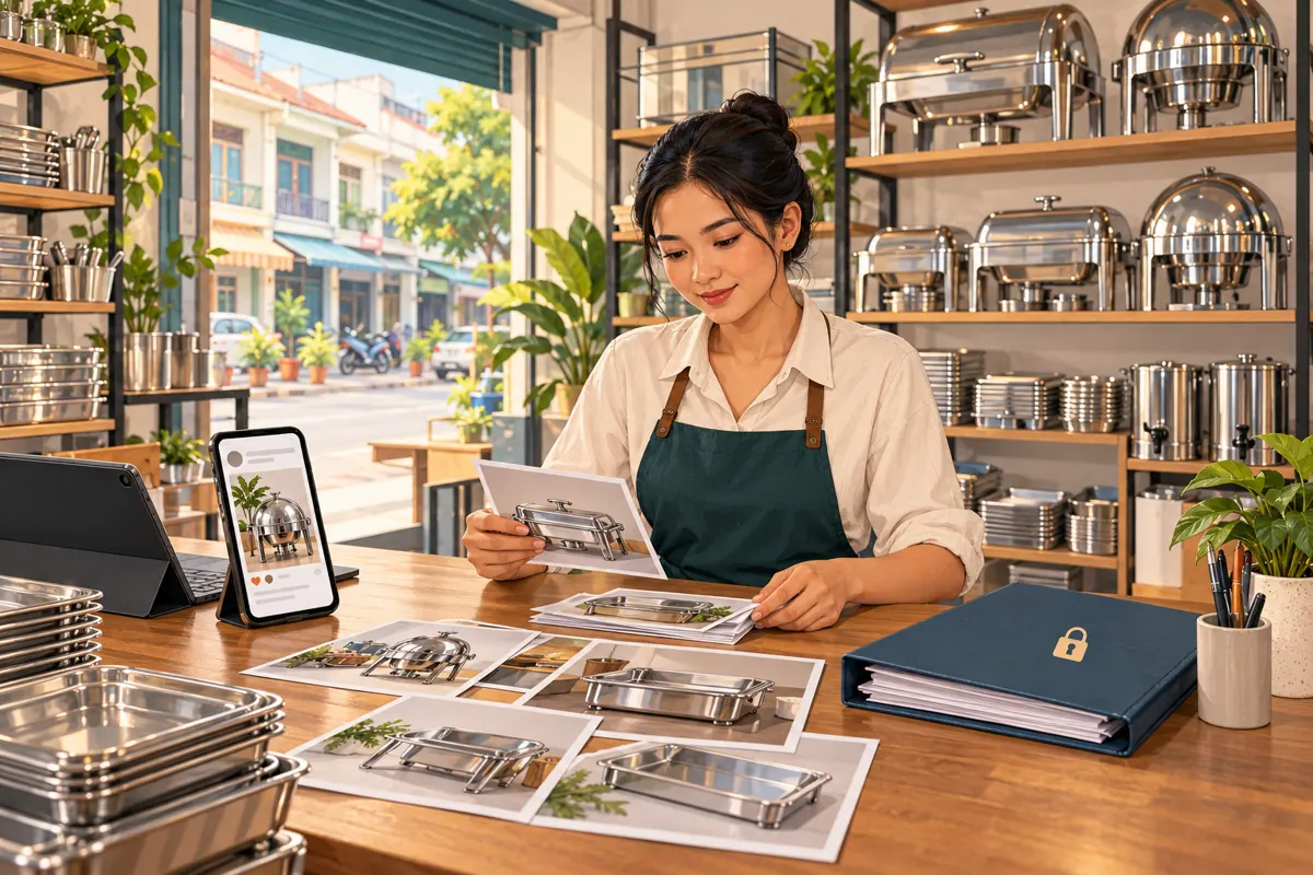 Should Trade Prices Be Public? Telegram Channel Planning for Cambodian Catering-Equipment Shops